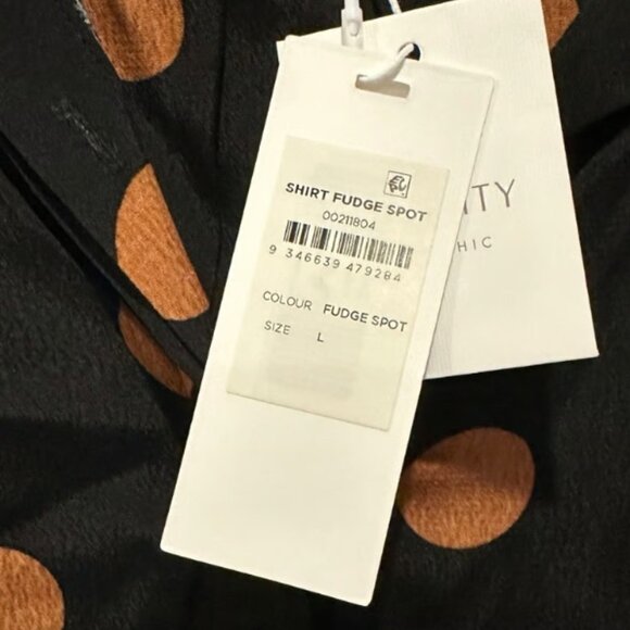 NWT Refinity polka dot blouse - Picture 3 of 3